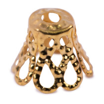 " Zlatka" Розетка для бус DC- 005/ 5 8 мм ± 2 мм 5 шт №01 под золото