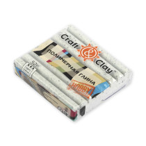 Craft & Clay полимерная глина CCH мраморная крошка 52 г 1601 белый